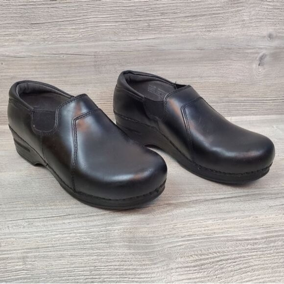 Dansko XP Classic black leather clogs comfort shoe - Picture 1 of 13